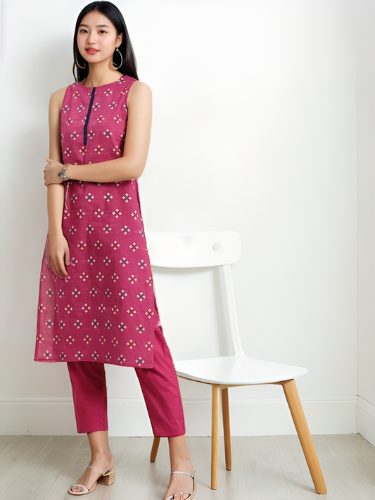 Pure Cotton Kurta with Trousers