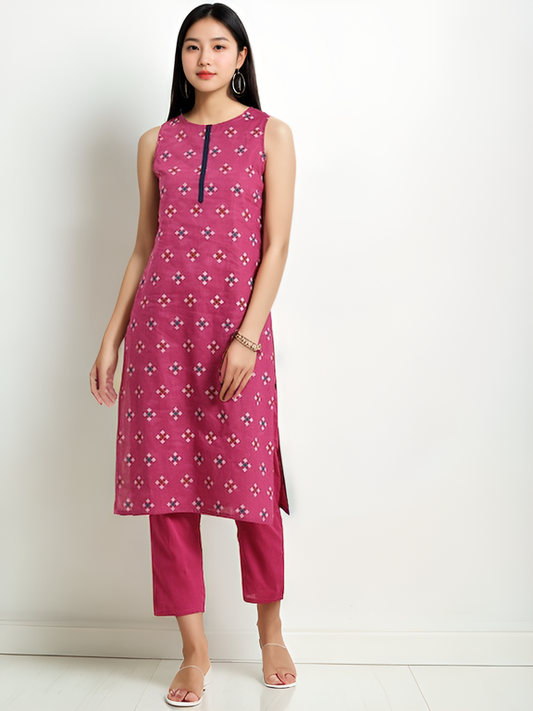 Pure Cotton Kurta with Trousers