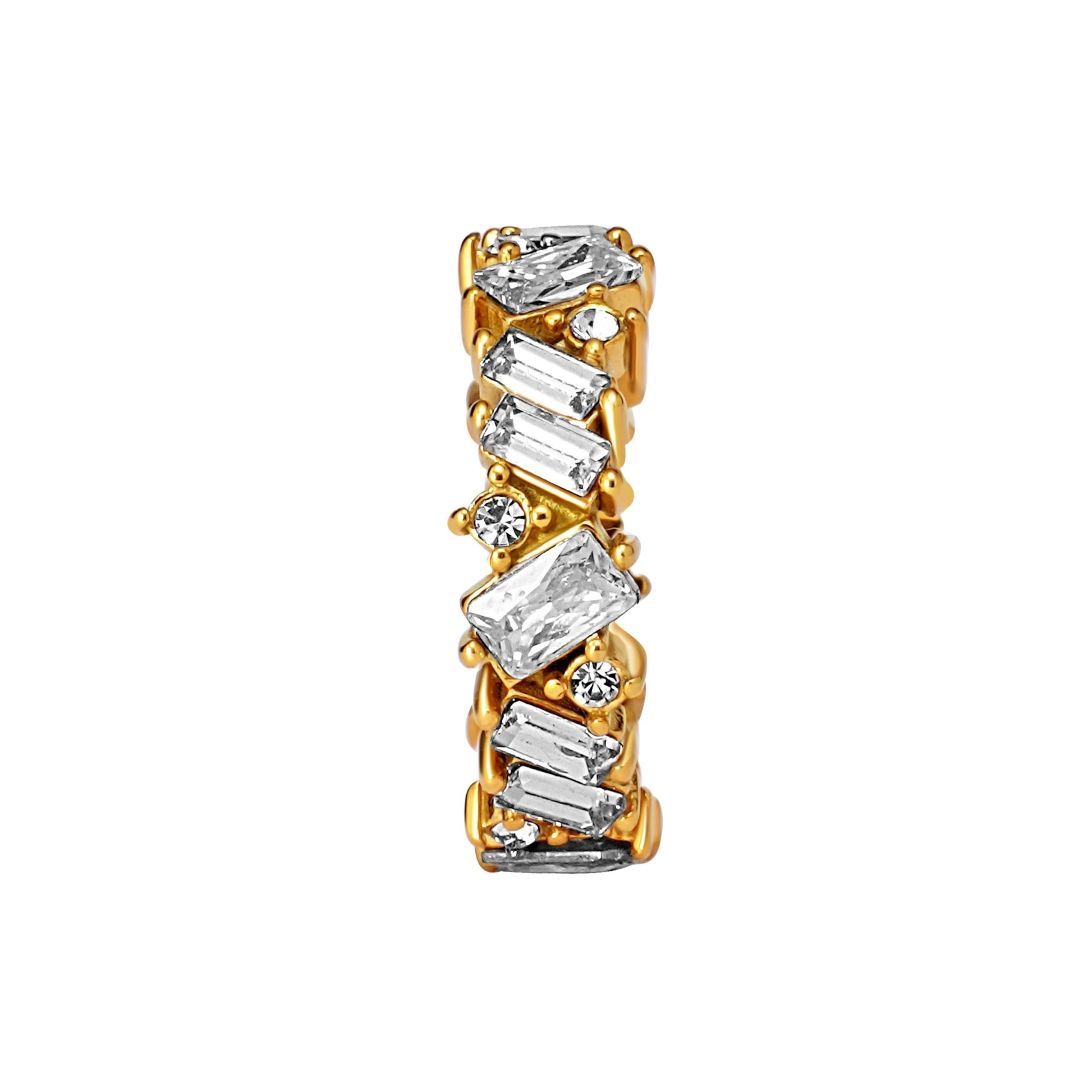 Baguette Stackable Ring - Kamora.in