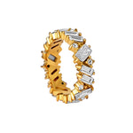 Baguette Stackable Ring - Kamora.in