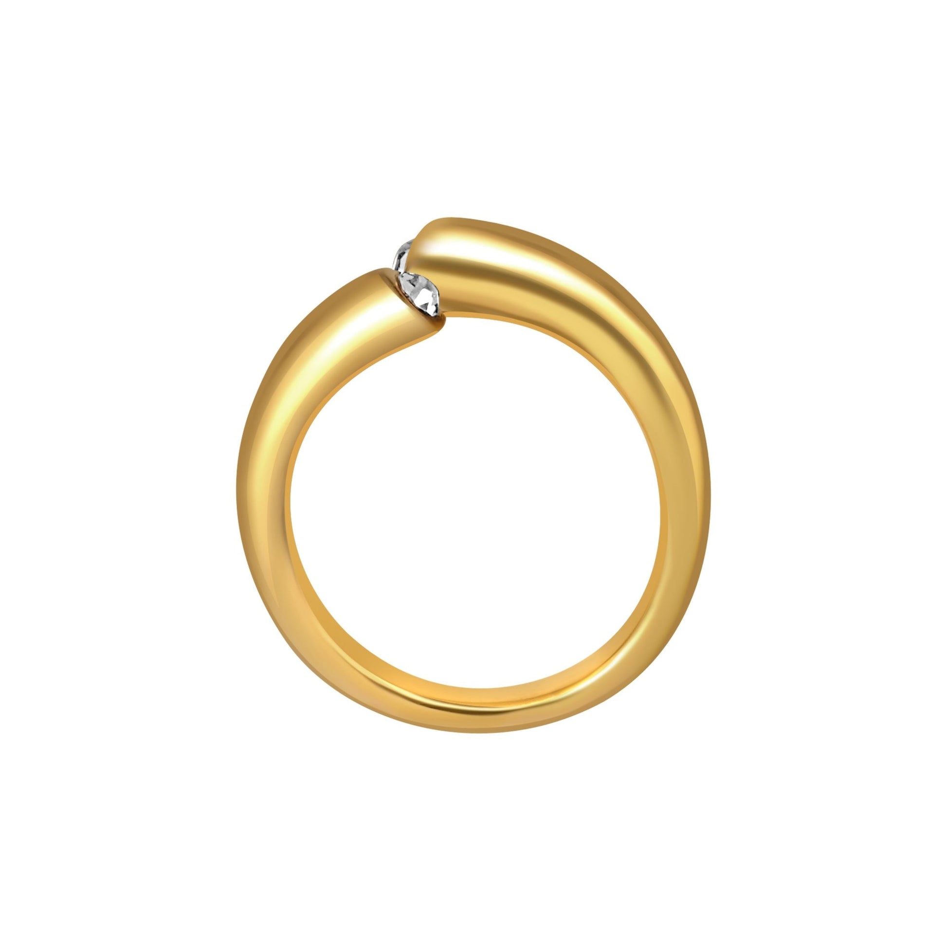 Open Front Readjustable Ring - Kamora.in